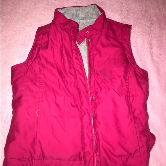 Reversible pink Tommy Hilfiger Fall winter vest - Picture 1 of 4